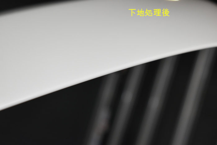 BMW530i ボンネット下地後-2
