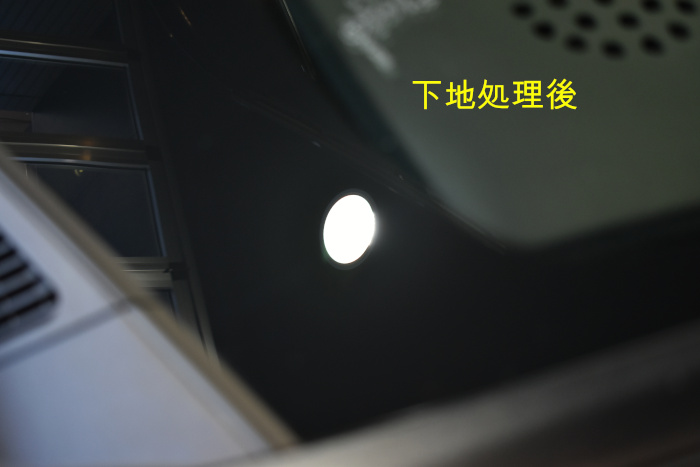 アルファード窓下地後-4